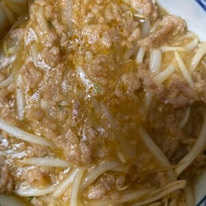 簡単＆節約＆美味しい！材料3つで！麻婆もやし！